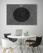 Constructive Interference Pattern by Victor Fitzsimons on GIANT ART - black digital drawing