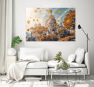 Autumn in Montmartre by emmanuel charlat on GIANT ART - orange photo illustration