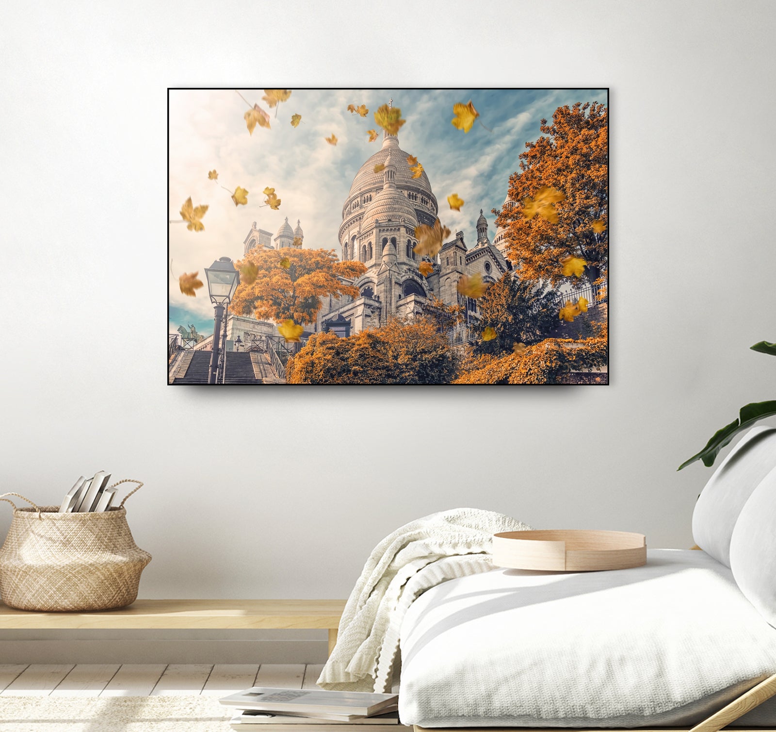 Autumn in Montmartre by emmanuel charlat on GIANT ART - orange photo illustration