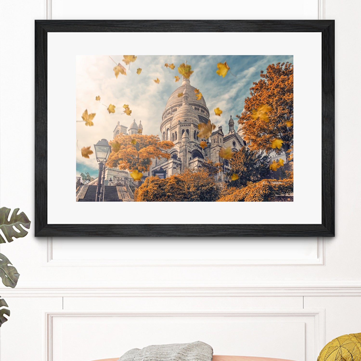 Autumn in Montmartre by emmanuel charlat on GIANT ART - orange photo illustration