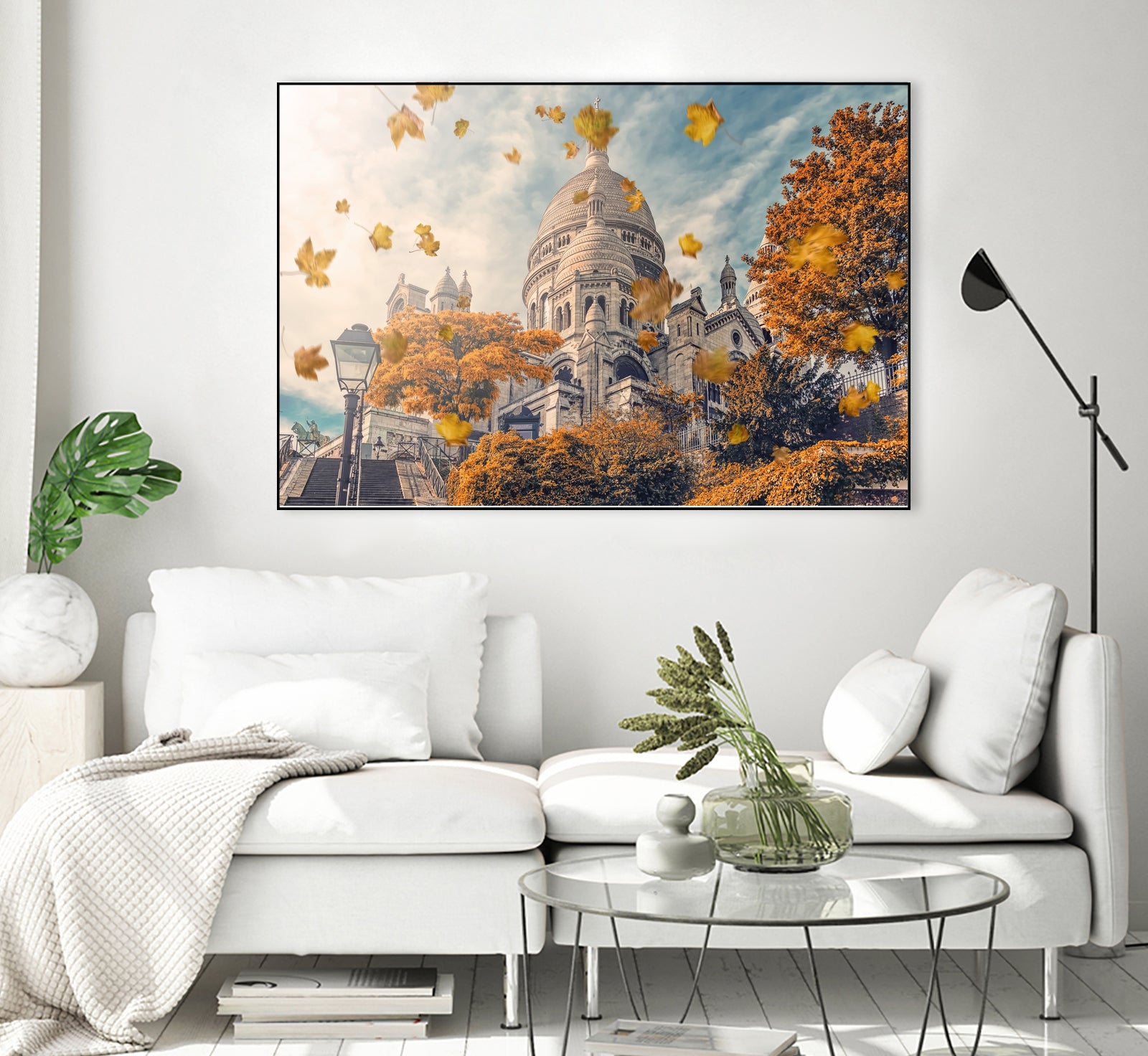 Autumn in Montmartre by emmanuel charlat on GIANT ART - orange photo illustration