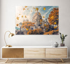 Autumn in Montmartre by emmanuel charlat on GIANT ART - orange photo illustration