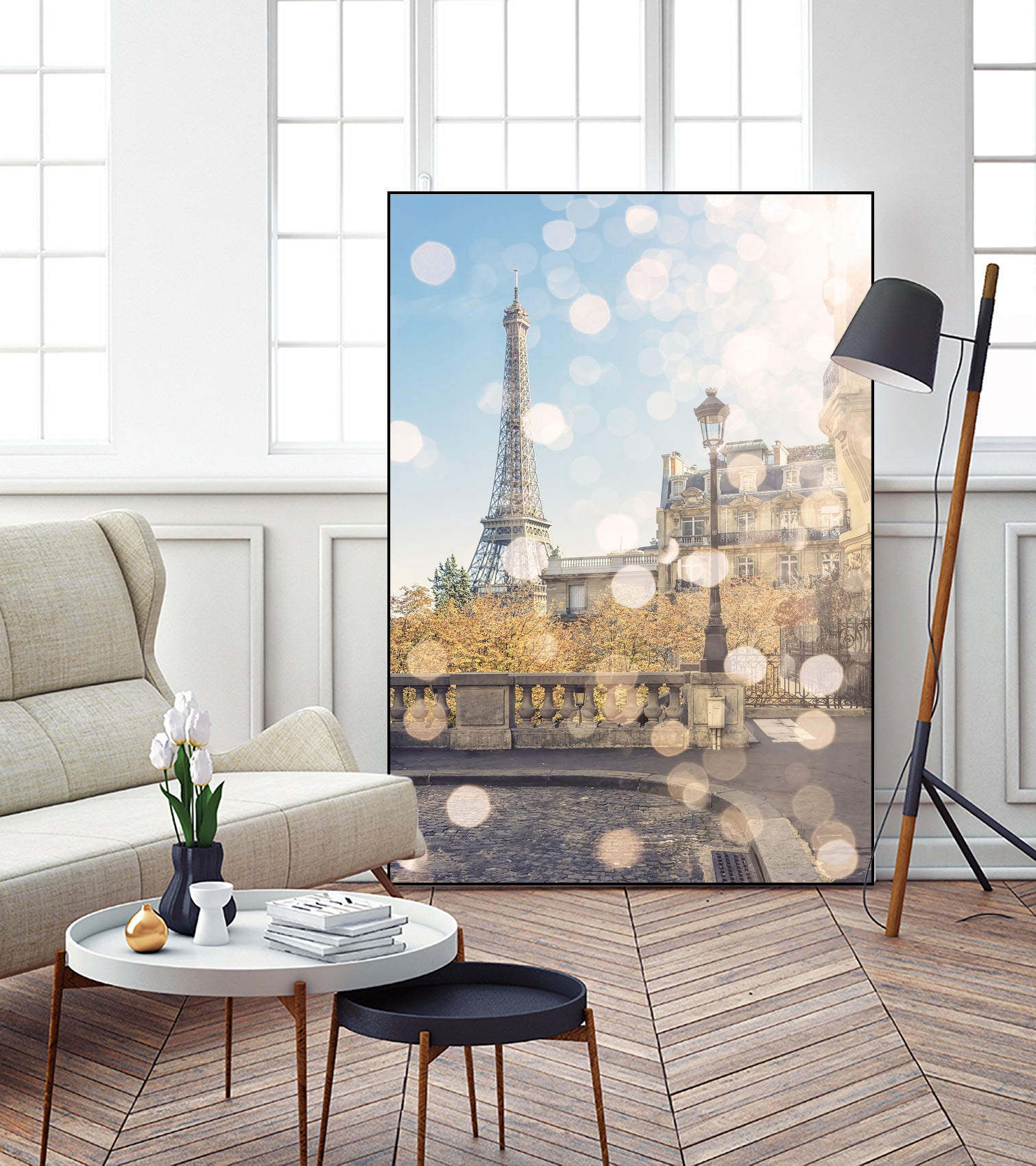 Beautiful Paris by emmanuel charlat on GIANT ART - brown photo illustration