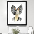 Llama Sia by Heather Perry on GIANT ART - black mixed media