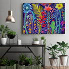 in the mighty jungle by sylvie demers on GIANT ART - blue digital painting