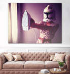 If only I were a jedi by Caroline Sauvage on GIANT ART - fuchsia photo manipulation