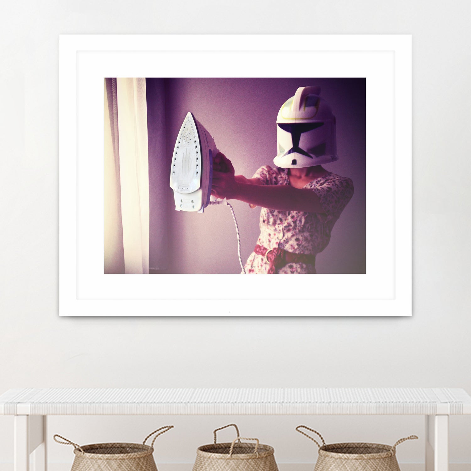 If only I were a jedi by Caroline Sauvage on GIANT ART - fuchsia photo manipulation