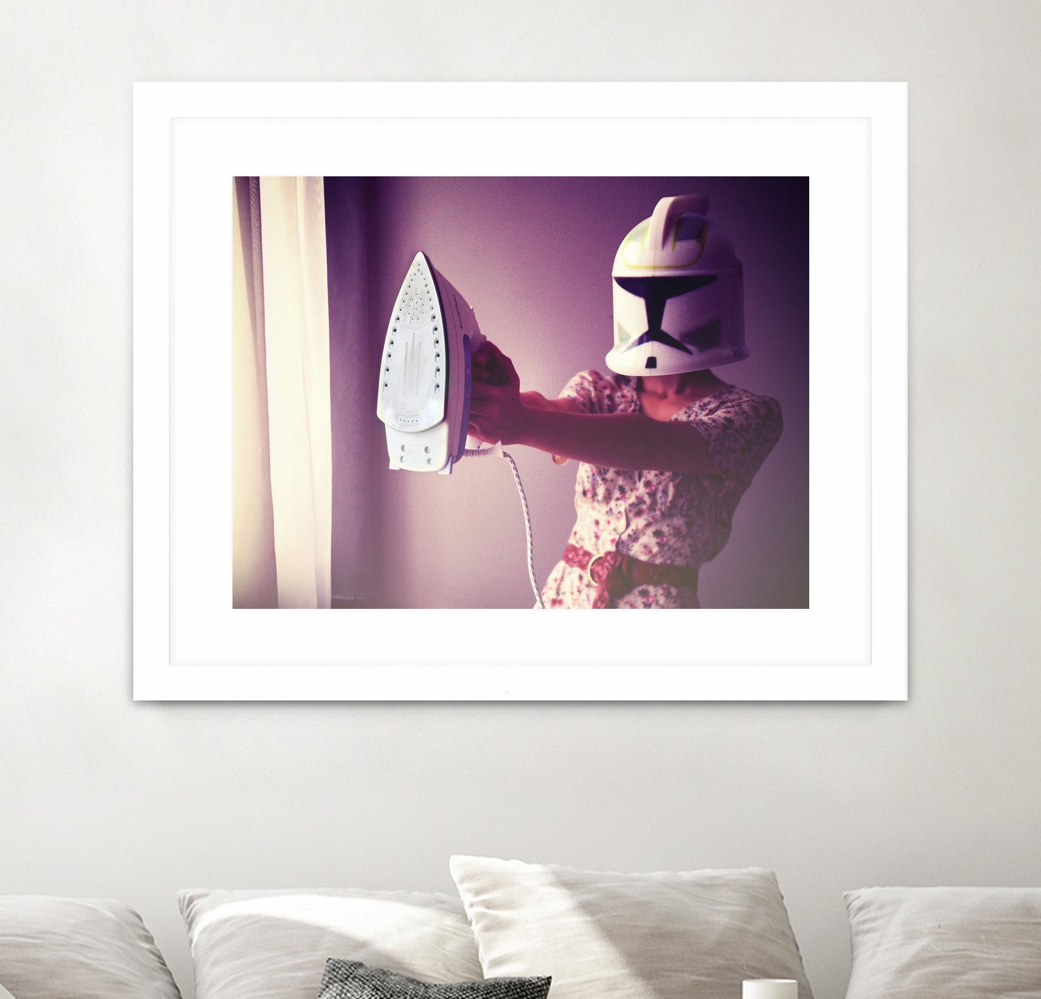 If only I were a jedi by Caroline Sauvage on GIANT ART - fuchsia photo manipulation