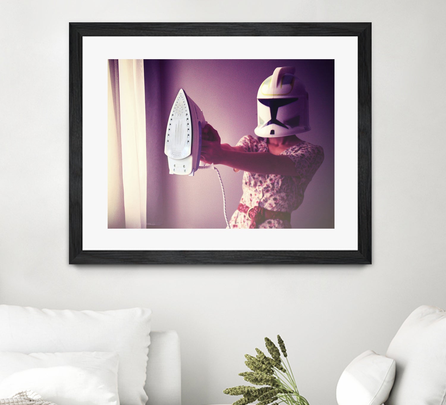 If only I were a jedi by Caroline Sauvage on GIANT ART - fuchsia photo manipulation