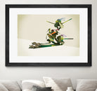 Walking Shadow, Turtles by Jason Ratliff on GIANT ART - green digital drawing