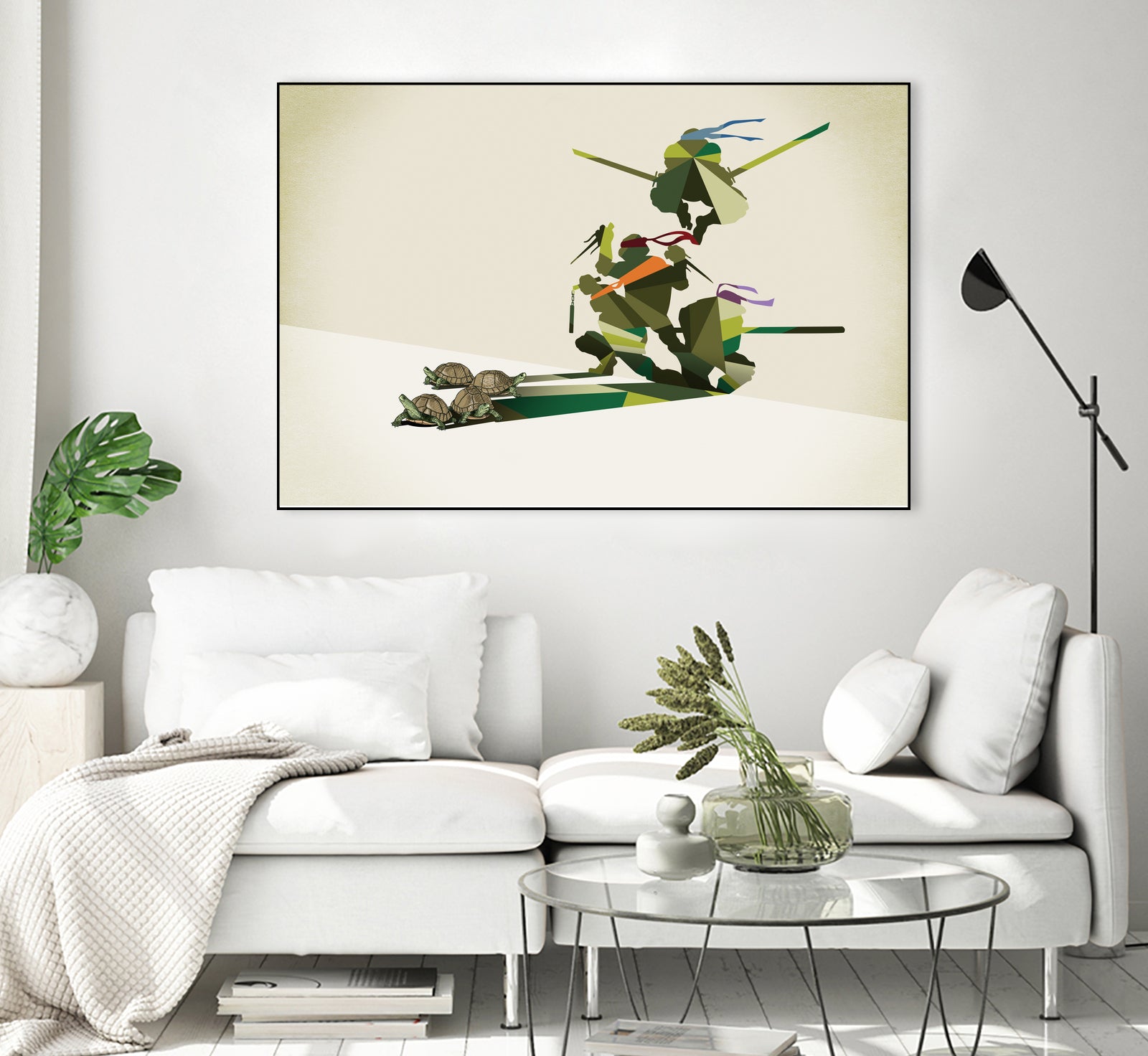 Walking Shadow, Turtles by Jason Ratliff on GIANT ART - green digital drawing