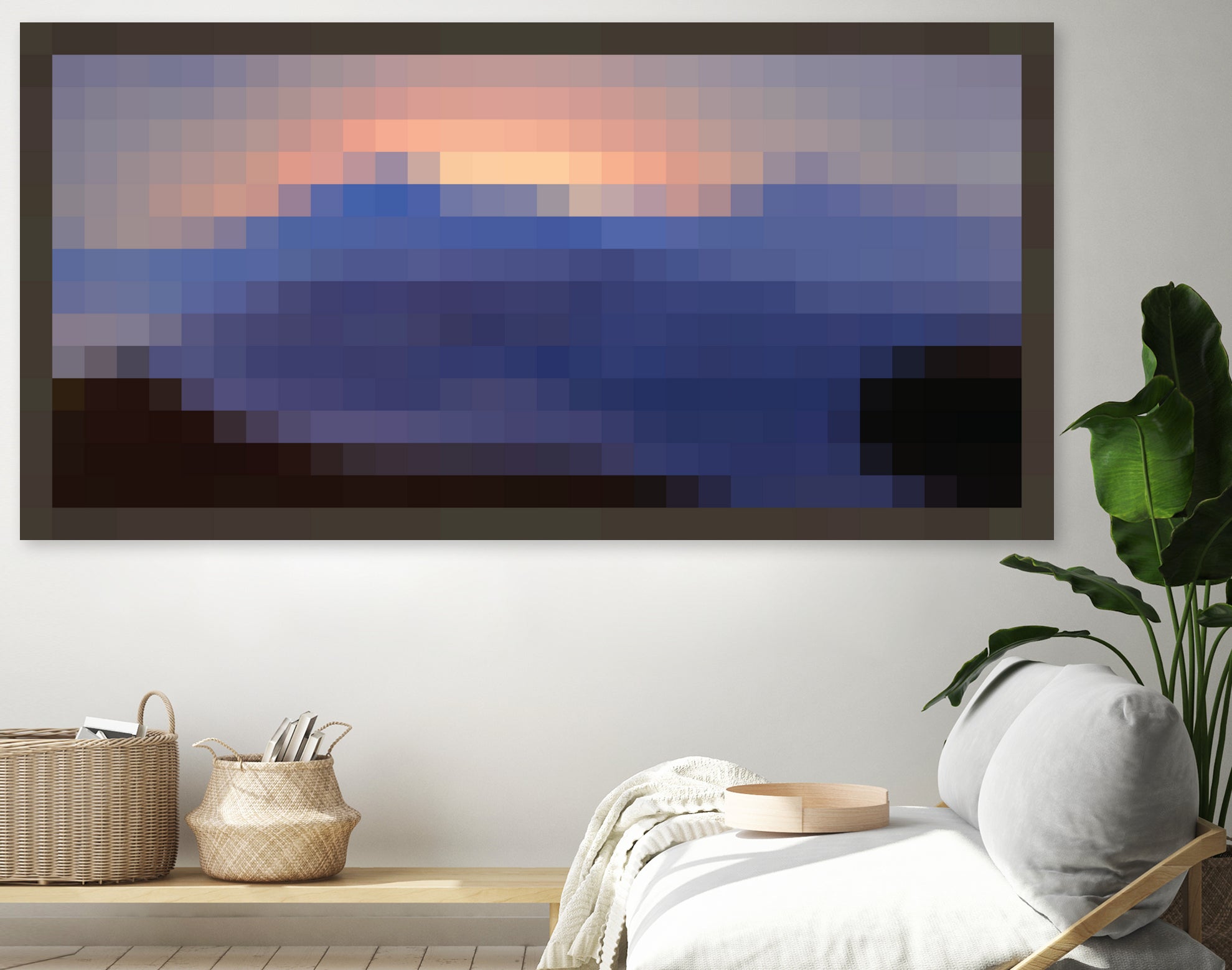 Minecraft Painting Sunset by Javier Arrarte on GIANT ART - fuchsia game design