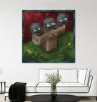 Minecraft Painting Wither by Javier Arrarte on GIANT ART - black game design