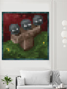 Minecraft Painting Wither by Javier Arrarte on GIANT ART - black game design