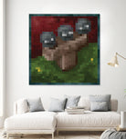 Minecraft Painting Wither by Javier Arrarte on GIANT ART - black game design