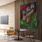 Minecraft Painting Wither by Javier Arrarte on GIANT ART - black game design