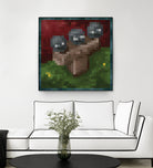 Minecraft Painting Wither by Javier Arrarte on GIANT ART - black game design