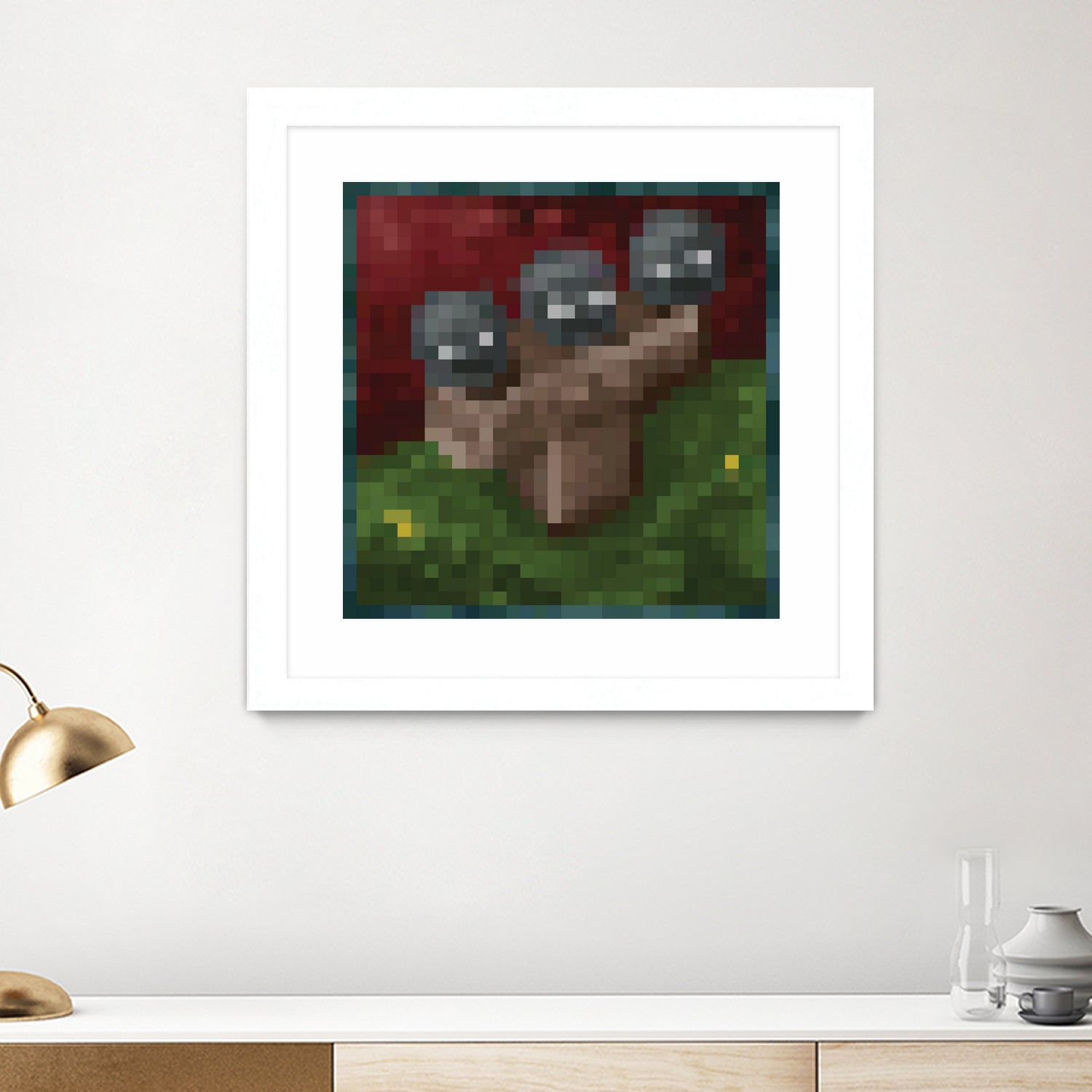 Minecraft Painting Wither by Javier Arrarte on GIANT ART - black game design