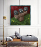 Minecraft Painting Wither by Javier Arrarte on GIANT ART - black game design