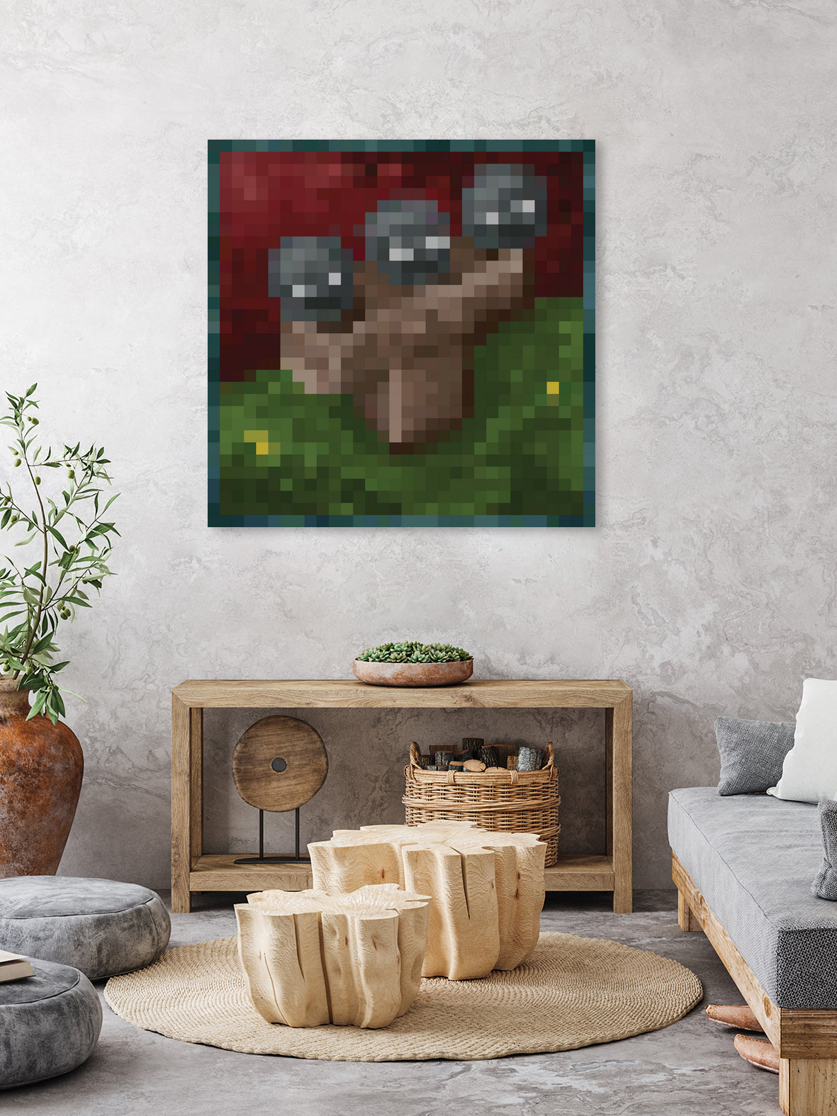Minecraft Painting Wither by Javier Arrarte on GIANT ART - black game design