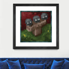 Minecraft Painting Wither by Javier Arrarte on GIANT ART - black game design