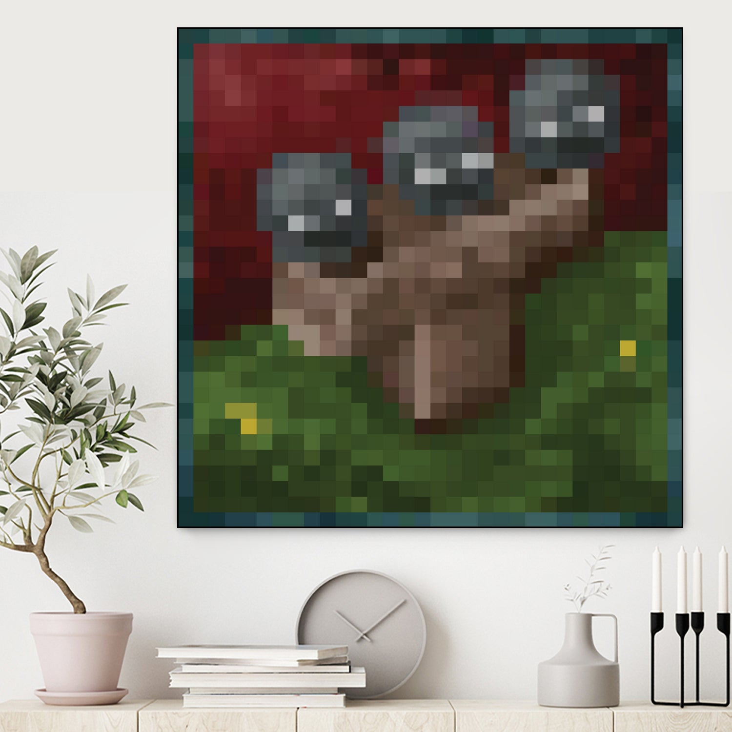 Minecraft Painting Wither by Javier Arrarte on GIANT ART - black game design