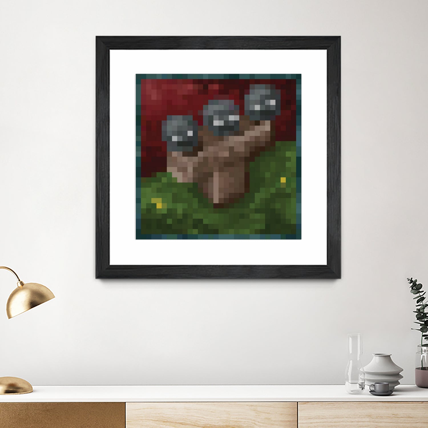 Minecraft Painting Wither by Javier Arrarte on GIANT ART - black game design