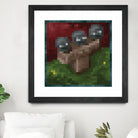 Minecraft Painting Wither by Javier Arrarte on GIANT ART - black game design