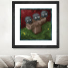 Minecraft Painting Wither by Javier Arrarte on GIANT ART - black game design