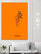 Float - Out in space by Jason Ratliff on GIANT ART - orange digital painting