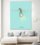 Float - Under the sea by Jason Ratliff on GIANT ART - blue digital painting