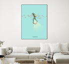 Float - Under the sea by Jason Ratliff on GIANT ART - blue digital painting