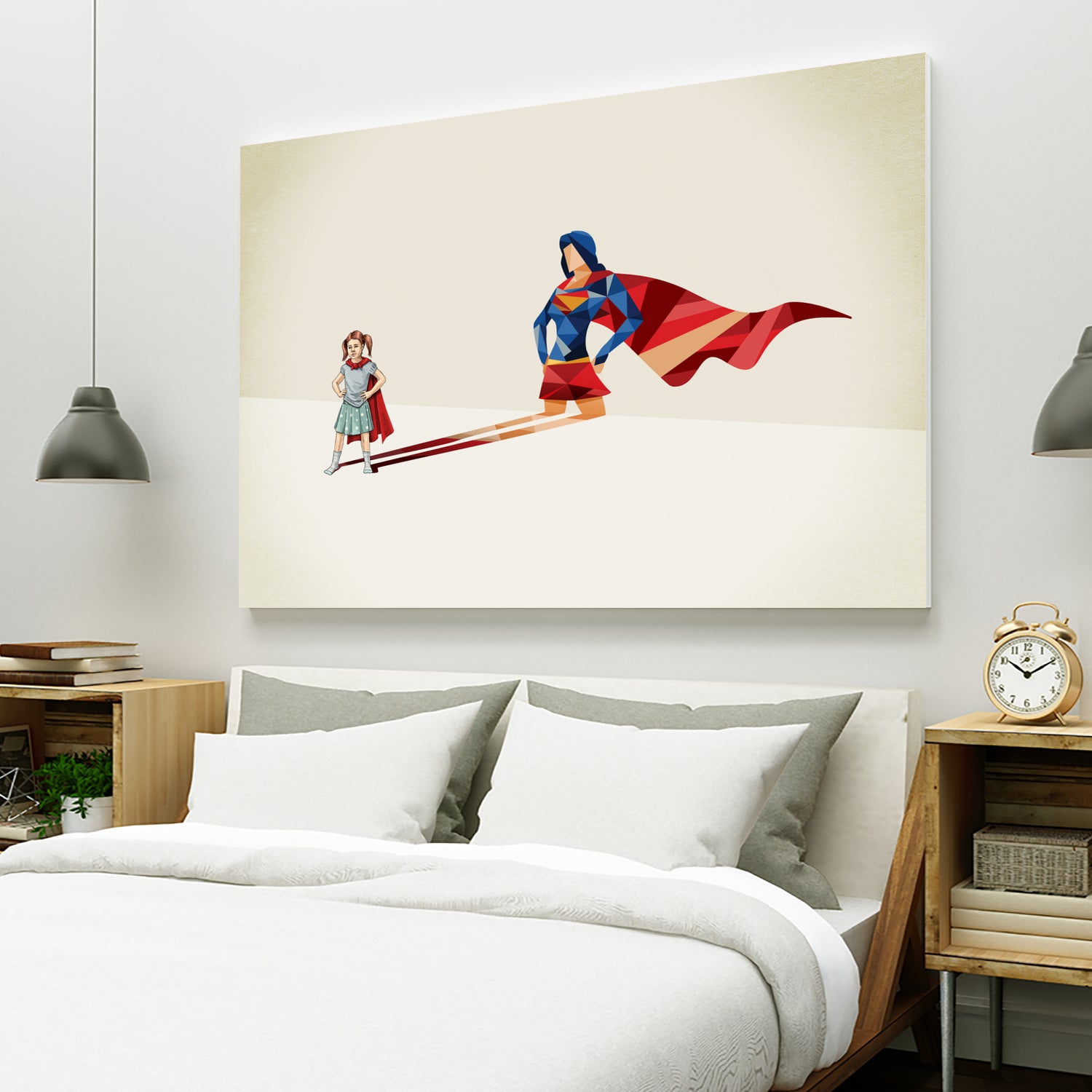 Walking Shadow, Heroine by Jason Ratliff on GIANT ART - white digital painting