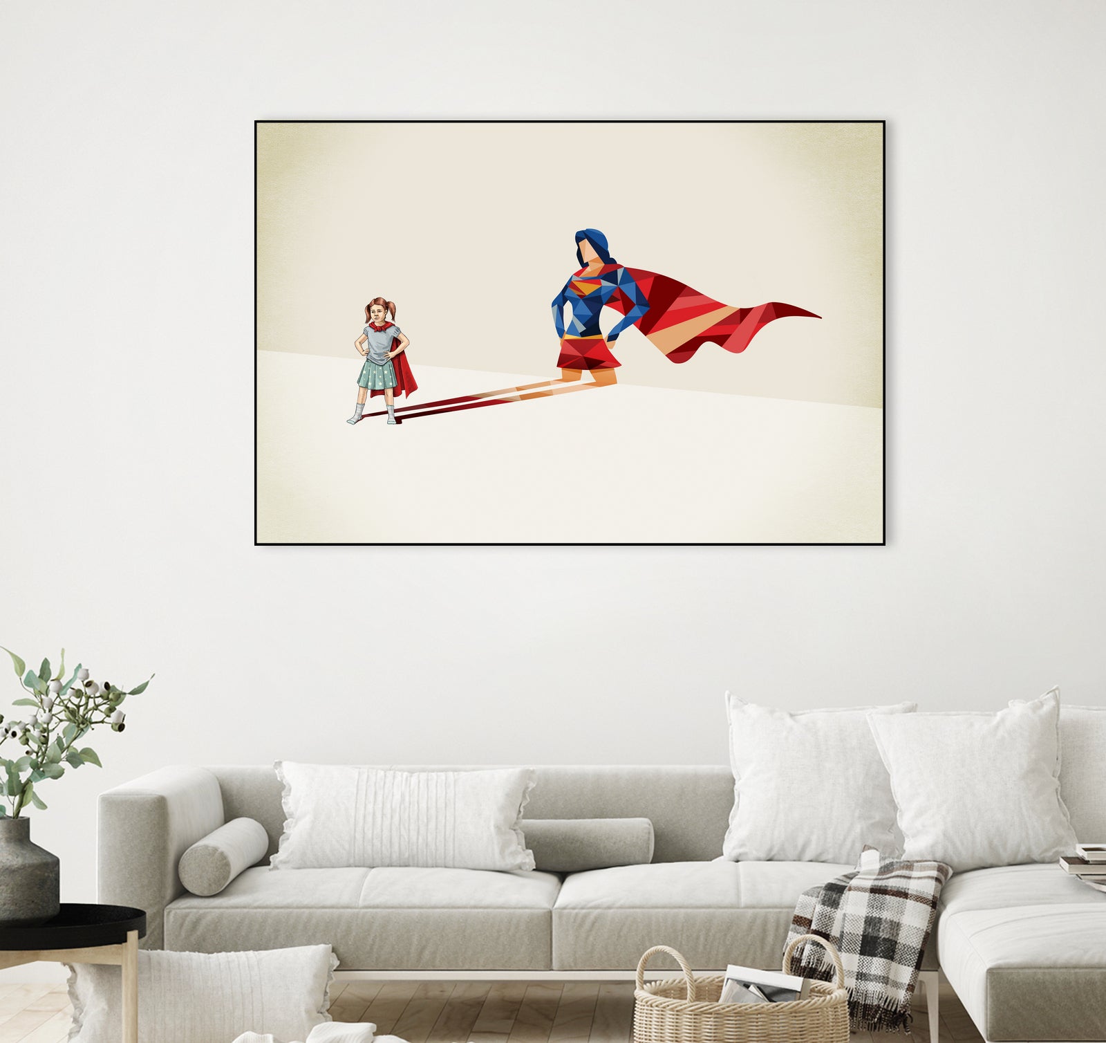 Walking Shadow, Heroine by Jason Ratliff on GIANT ART - white digital painting