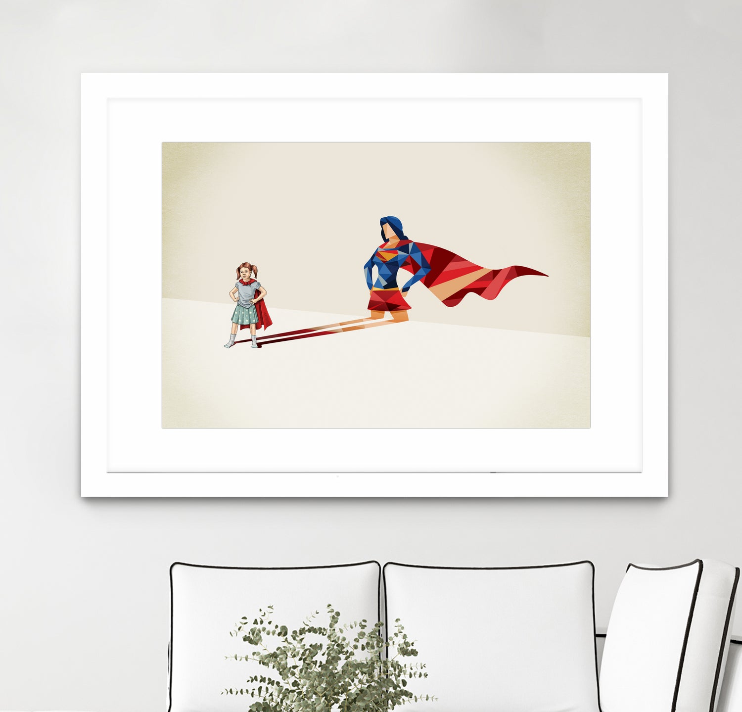 Walking Shadow, Heroine by Jason Ratliff on GIANT ART - white digital painting