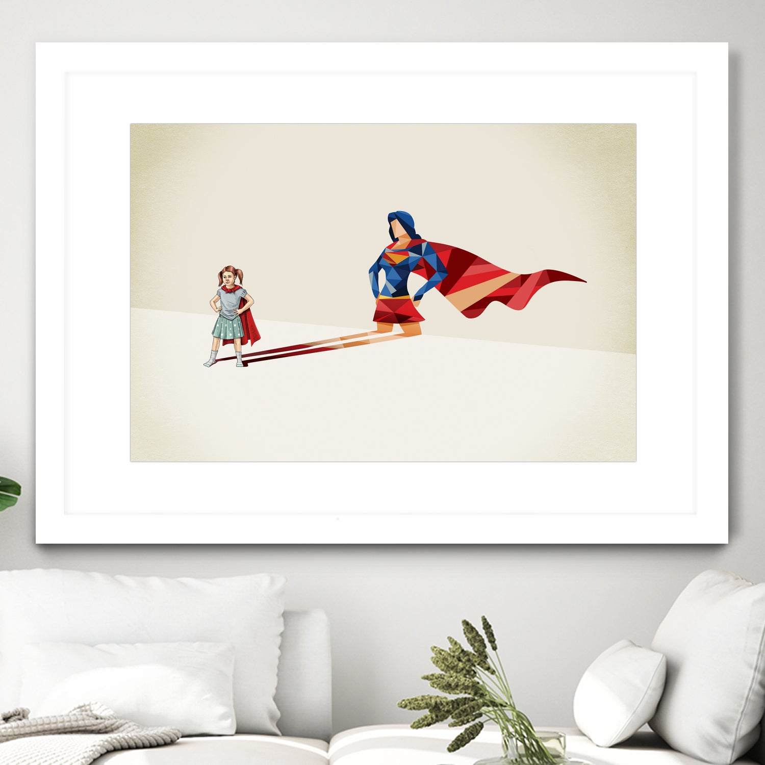 Walking Shadow, Heroine by Jason Ratliff on GIANT ART - white digital painting