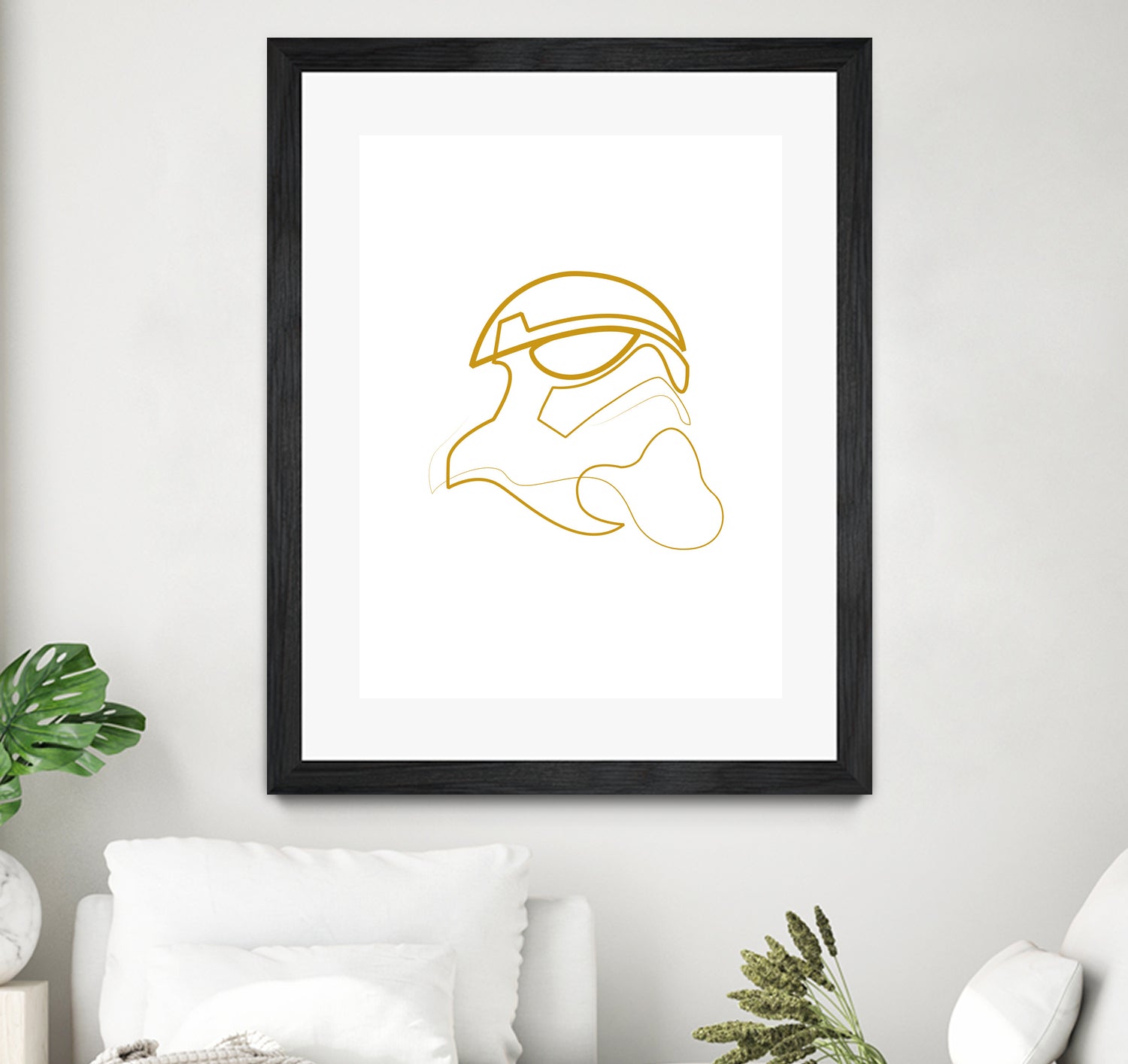 Gold trooper 1-01 by Christophe Louis on GIANT ART - yellow digital drawing