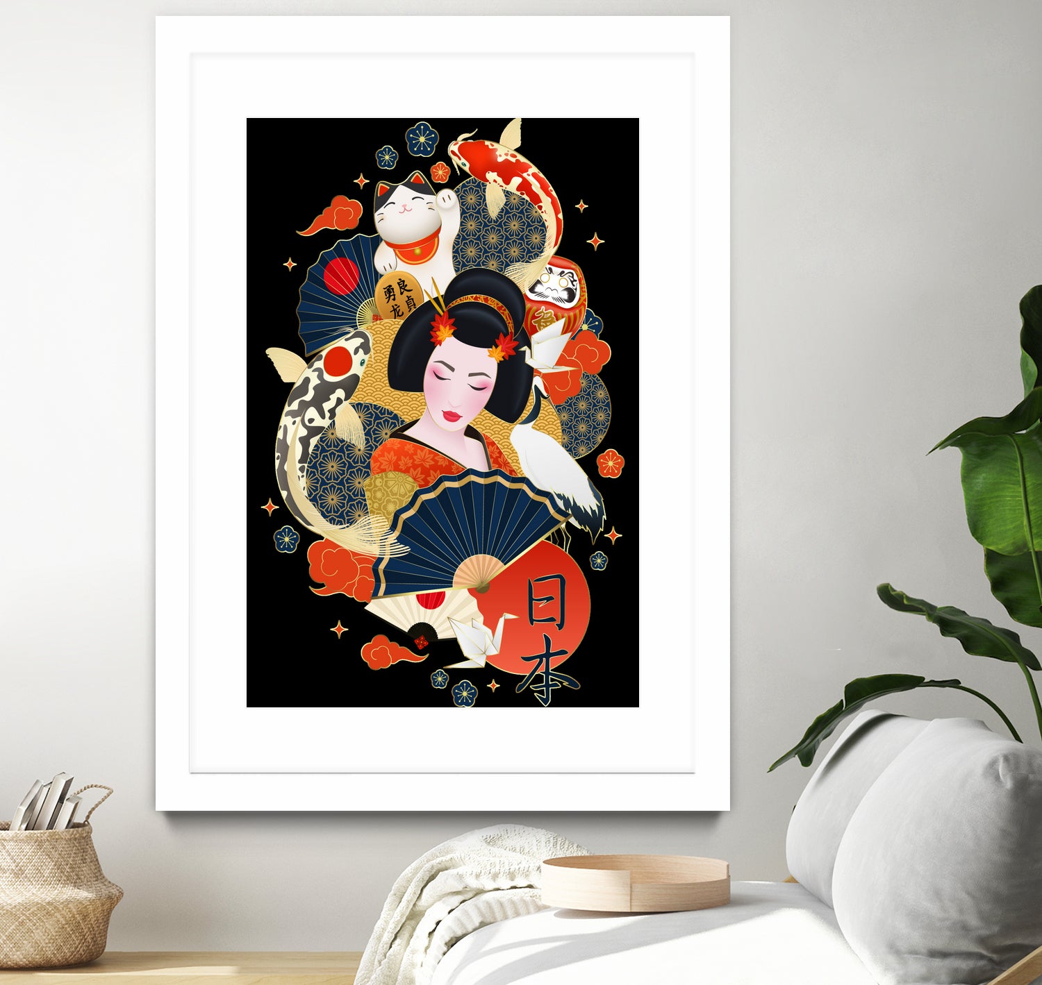 Geisha by Lord Chris on GIANT ART - white digital drawing