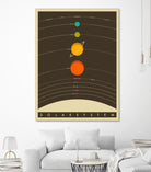 Solar System by Jazzberry Blue on GIANT ART - brown vector illustration