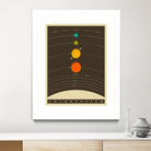 Solar System by Jazzberry Blue on GIANT ART - brown vector illustration