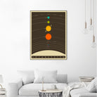 Solar System by Jazzberry Blue on GIANT ART - brown vector illustration