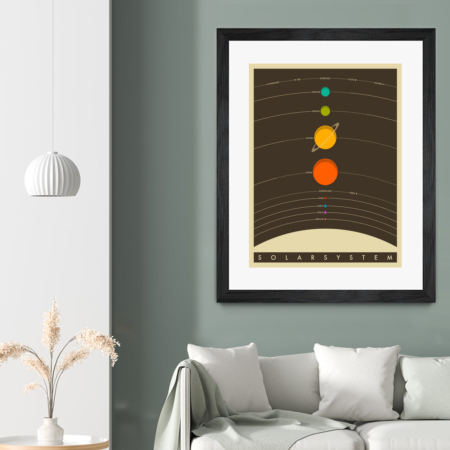 Solar System by Jazzberry Blue on GIANT ART - brown vector illustration