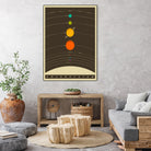 Solar System by Jazzberry Blue on GIANT ART - brown vector illustration