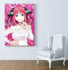 Nino Nakano Quintuplets by Javier Arrarte on GIANT ART - pink game design