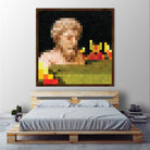 Minecraft Painting Bust by Javier Arrarte on GIANT ART - black digital painting