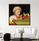 Minecraft Painting Bust by Javier Arrarte on GIANT ART - black digital painting