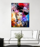 Prince Painted by Daniel Janda on GIANT ART - gray digital painting