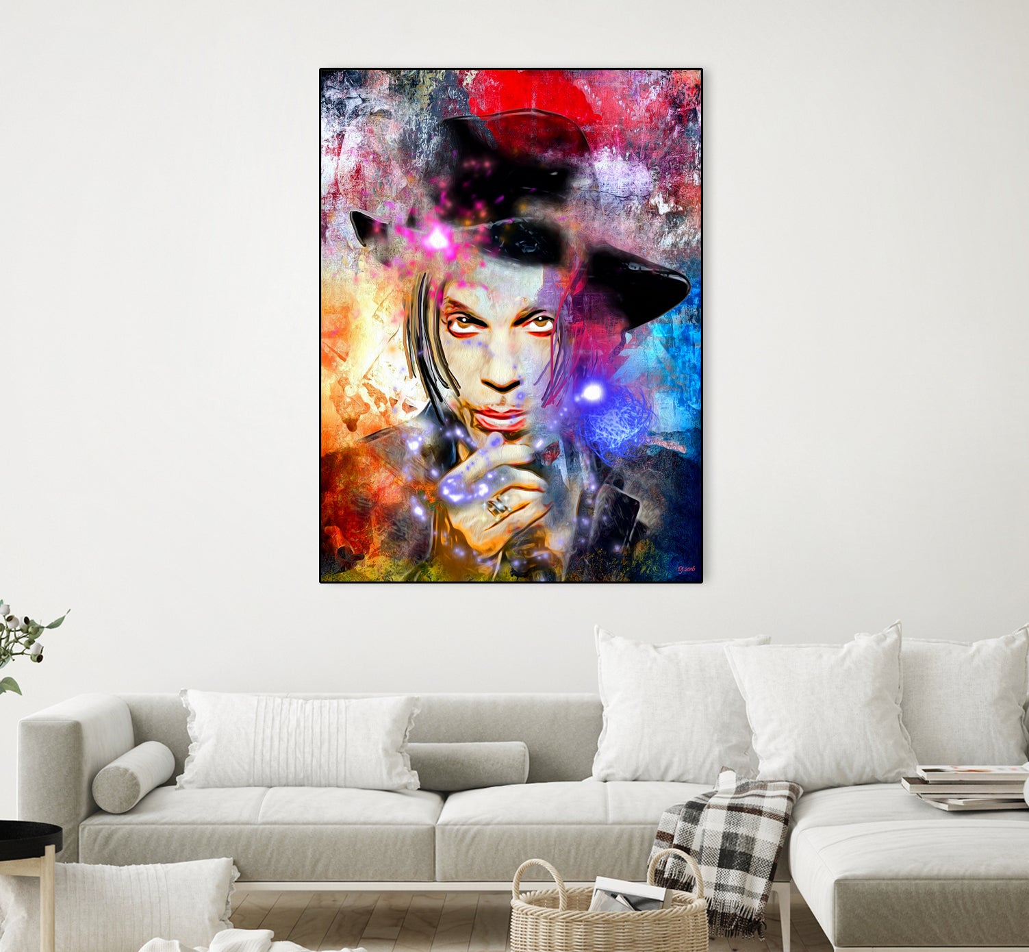 Prince Painted by Daniel Janda on GIANT ART - gray digital painting