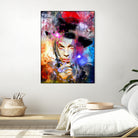 Prince Painted by Daniel Janda on GIANT ART - gray digital painting