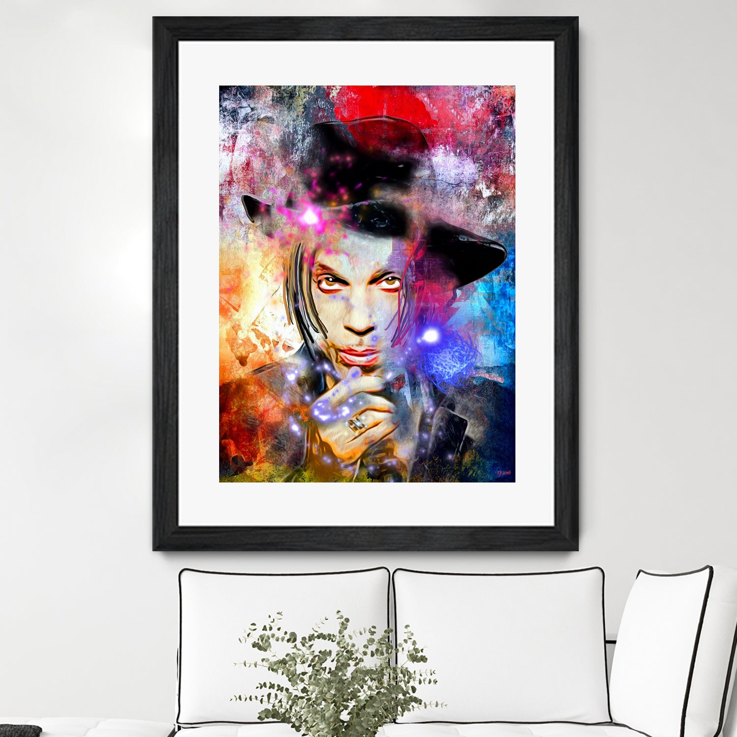 Prince Painted by Daniel Janda on GIANT ART - gray digital painting